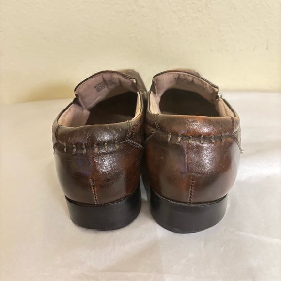 Stacy Adams Brown Bike Toe Loafers Size 10.5 main image 8